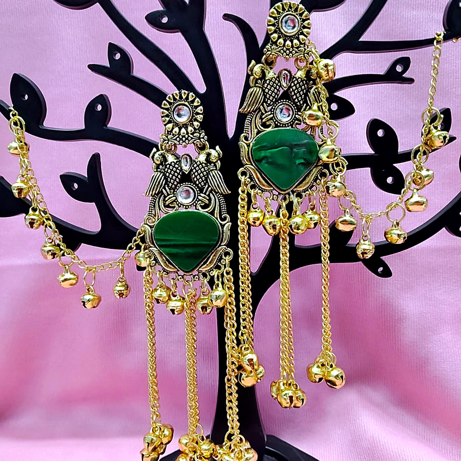 Grand Peacock Bahubali Dangler - VM-BH-102 VM Imitation Rajkot