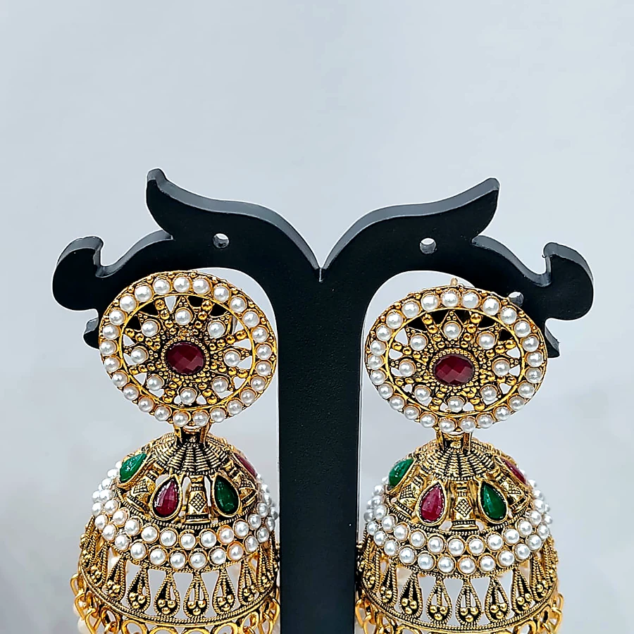 Geometric Loop LCD Earring - VM-LCD-106 VM Imitation Rajkot