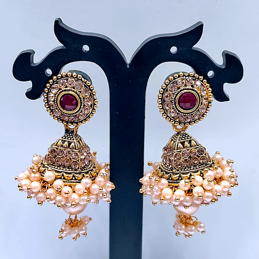 Boutique Glamour LCD Earring - VM-LCD-107 VM Imitation Rajkot