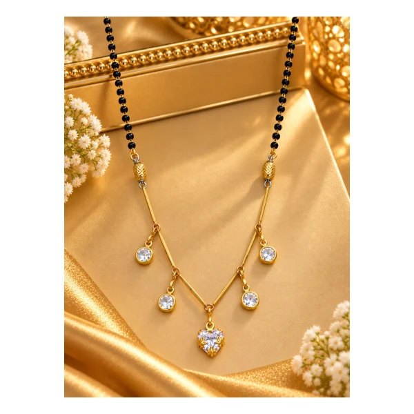Heritage Peacock Filigree Mangalsutra - VM-MS-104 VM Imitation Rajkot