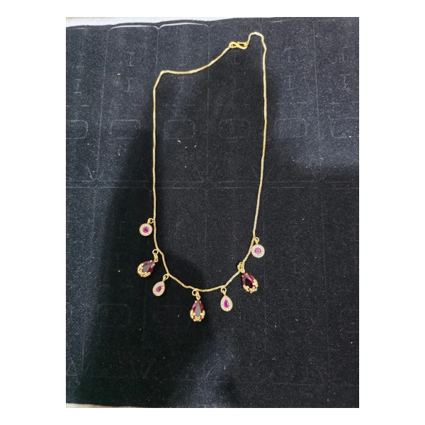Geometric Lattice Tanmaniya Mangalsutra - VM-MS-107 VM Imitation Rajkot
