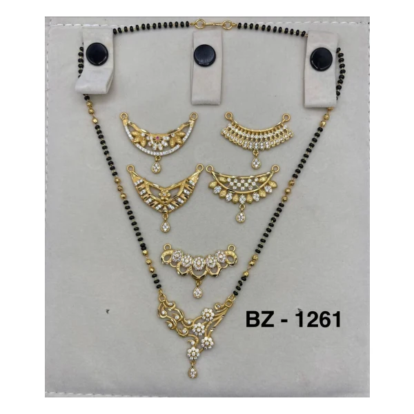 Classic Solitaire Drop Mangalsutra - VM-MS-109 VM Imitation Rajkot