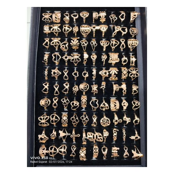 Boutique Spiral Wrap Ring (VM-RNG-109) - VM-RNG-109 VM Imitation Rajkot