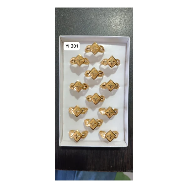 Interlocking Knot Designer Ring (VM-RNG-127) - VM-RNG-127 VM Imitation Rajkot