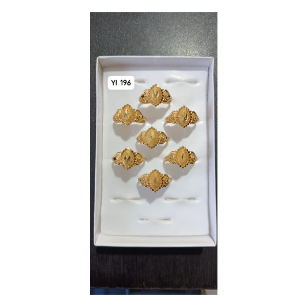 Square Princess-Cut Designer Ring (VM-RNG-130) - VM-RNG-130 VM Imitation Rajkot