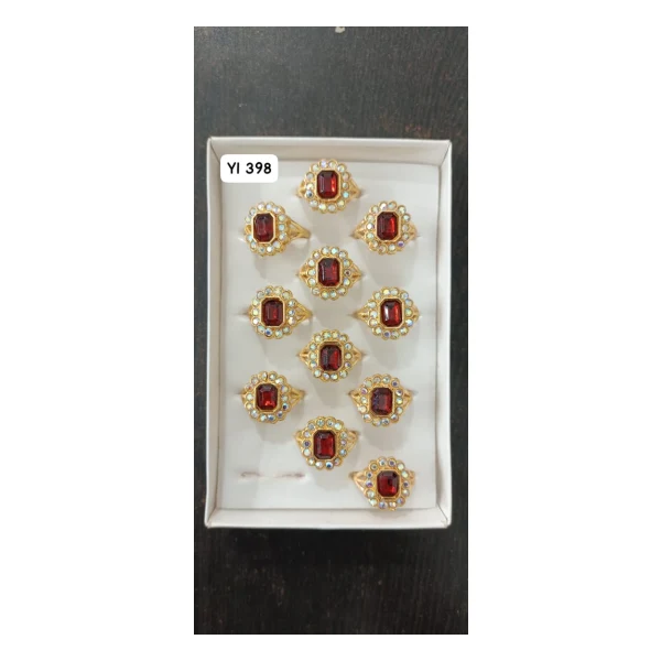 Navaratna Inspired Accent Ring (VM-RNG-132) - VM-RNG-132 VM Imitation Rajkot
