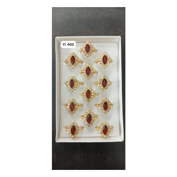 Sunburst Filigree Finger Ring (VM-RNG-134) - VM-RNG-134 VM Imitation Rajkot