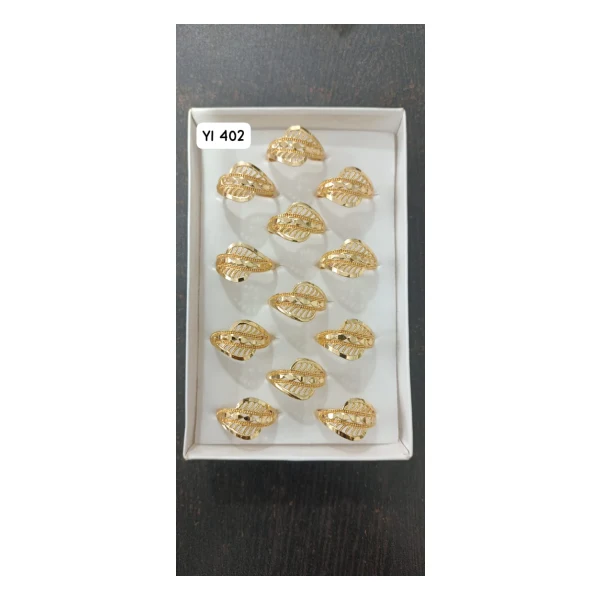 Floral Cluster Cocktail Ring (VM-RNG-142) - VM-RNG-142 VM Imitation Rajkot