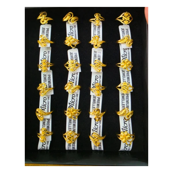 Oval Halo Prong-Set Ring (VM-RNG-148) - VM-RNG-148 VM Imitation Rajkot