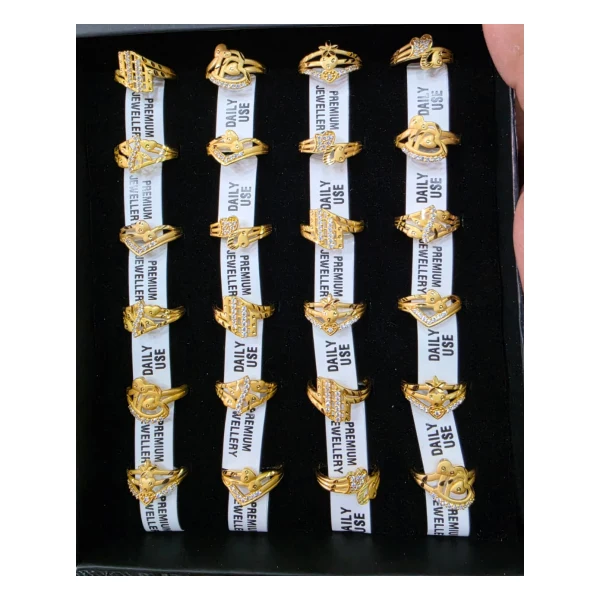 Star-Faceted Evening Band (VM-RNG-153) - VM-RNG-153 VM Imitation Rajkot