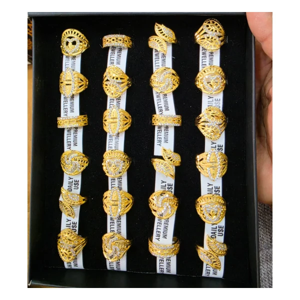 Bold Chandelier Top Finger Ring (VM-RNG-159) - VM-RNG-159 VM Imitation Rajkot