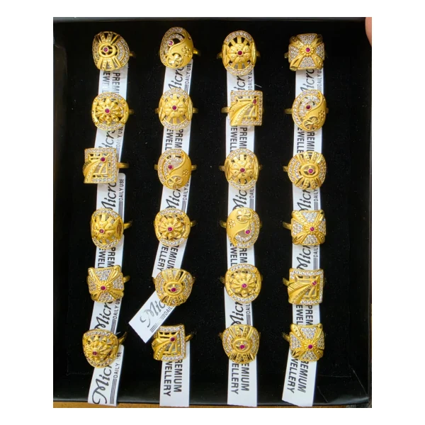 Geometric Diamond-Cut Band (VM-RNG-164) - VM-RNG-164 VM Imitation Rajkot