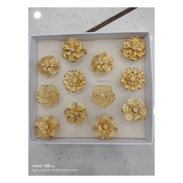 Boutique Spiral Wrap Ring (VM-RNG-169) - VM-RNG-169 VM Imitation Rajkot
