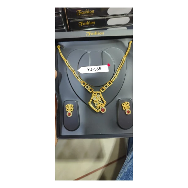 Contemporary Geometric Collar Necklace Set - VM-SET-106 VM Imitation Rajkot