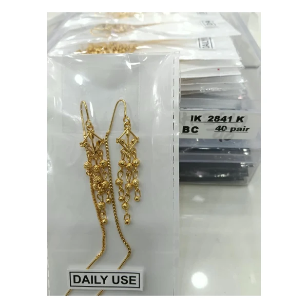 Faceted Diamond-Cut Bell Sui Dhaga (VM-SD-118) - VM-SD-118 VM Imitation Rajkot