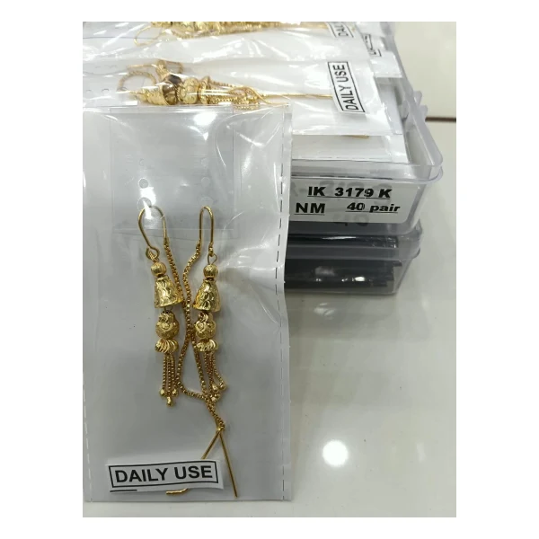 Cascading Dewdrop Threader Earring (VM-SD-120) - VM-SD-120 VM Imitation Rajkot