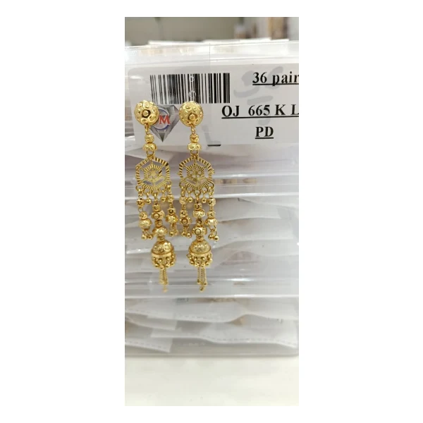 Star & Crescent Dangler Sui Dhaga (VM-SD-134) - VM-SD-134 VM Imitation Rajkot